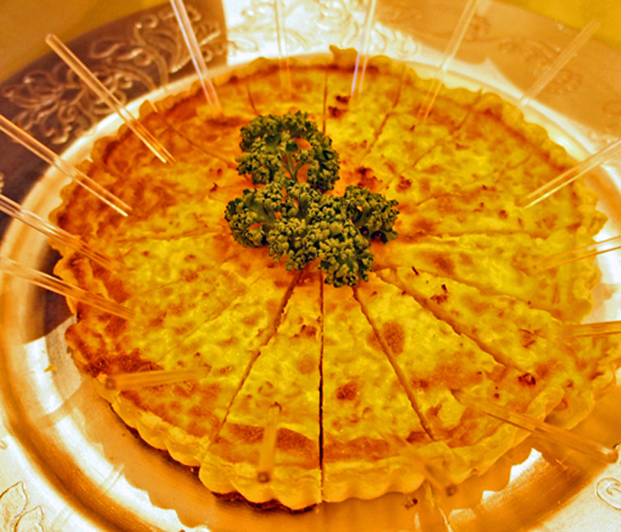 crab-quiche
